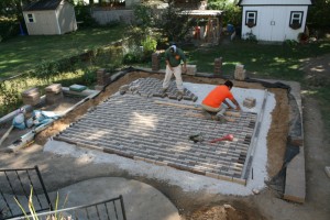 permeable paver installation video, patio landscaping