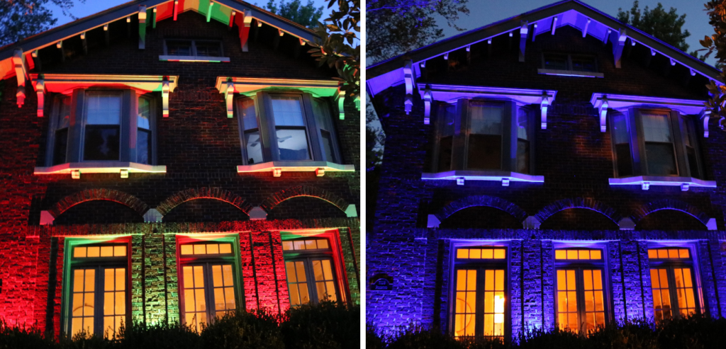 outdoor lighting for Christmas and holidays