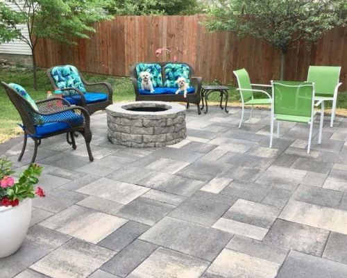 6 - patio and fire pit in university city